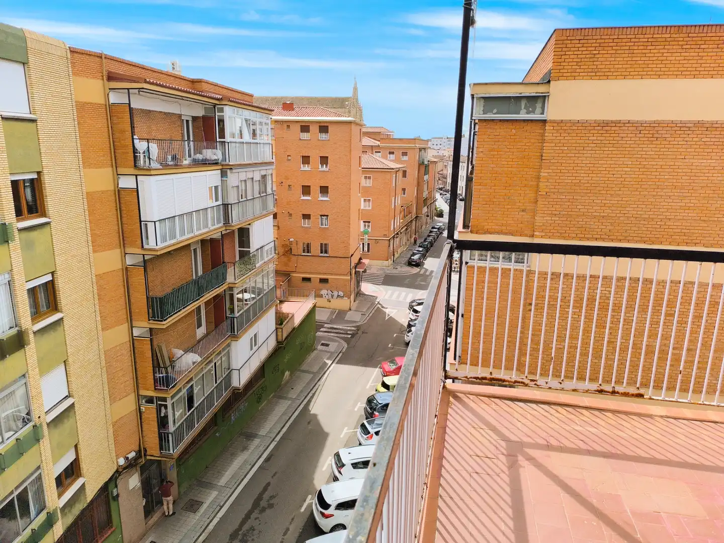 Exterior view of Flat for sale in Palencia  with Heating, Parquet flooring and Terrace