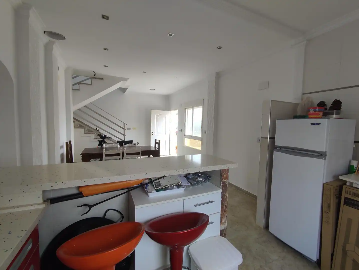 Cuina de Casa o xalet en venda en Elche / Elx amb Jardí privat, Terrassa i Traster