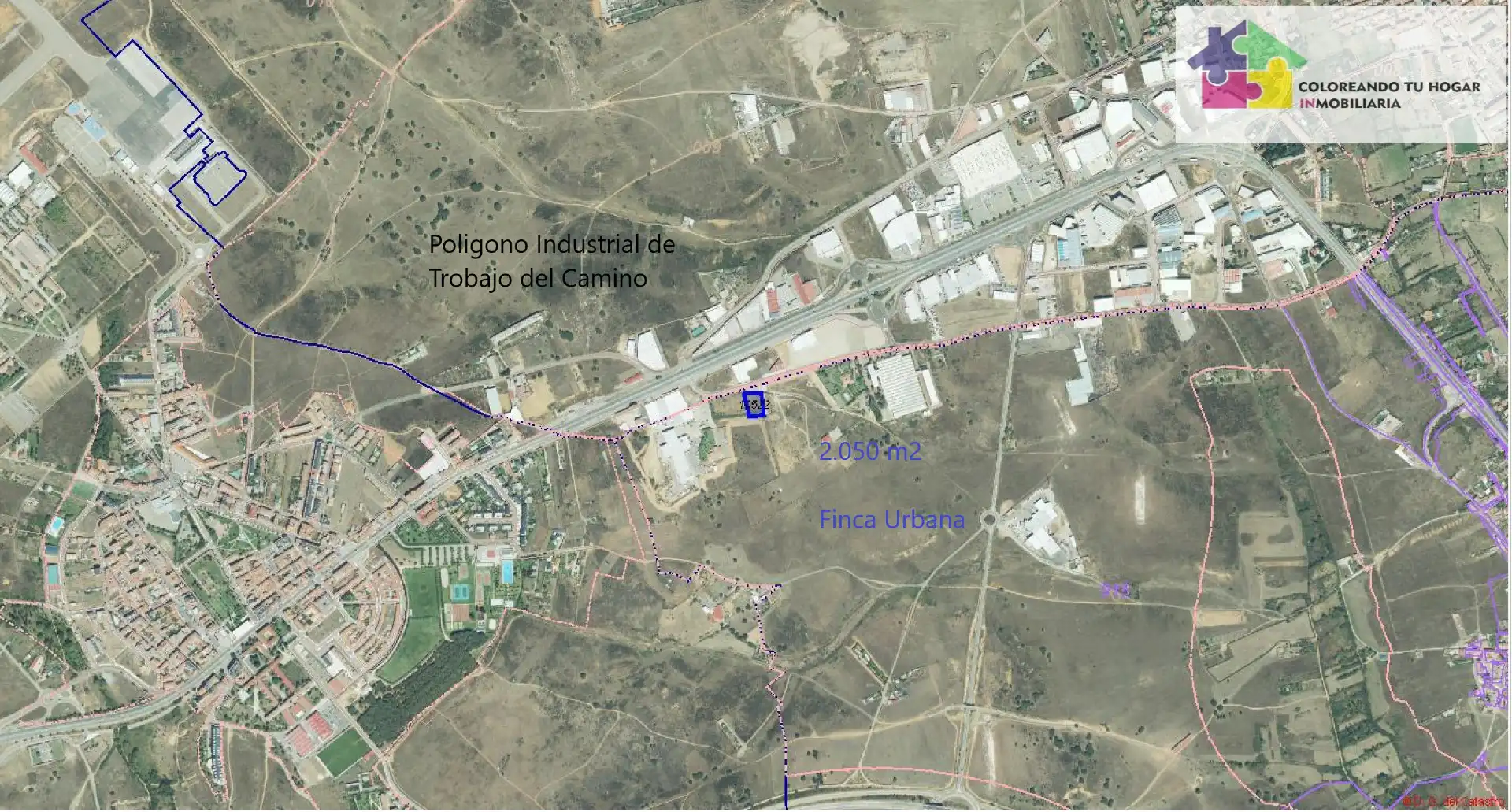 Vista exterior de Terreny industrial en venda en León Capital 