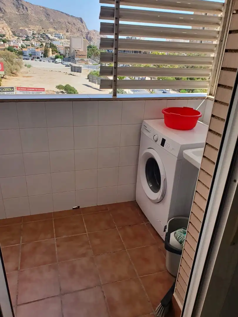 Terraza de Piso de alquiler en Roquetas de Mar con Aire acondicionado, Calefacción y Terraza