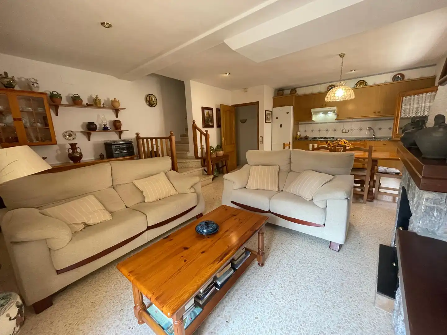 Sala de estar de Casa o chalet en venta en Sant Pau de Segúries con Calefacción y Amueblado