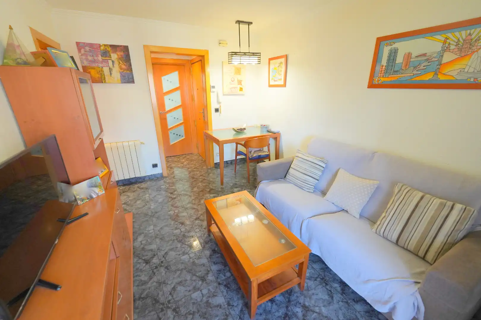 Sala de estar de Piso en venta en Sant Andreu