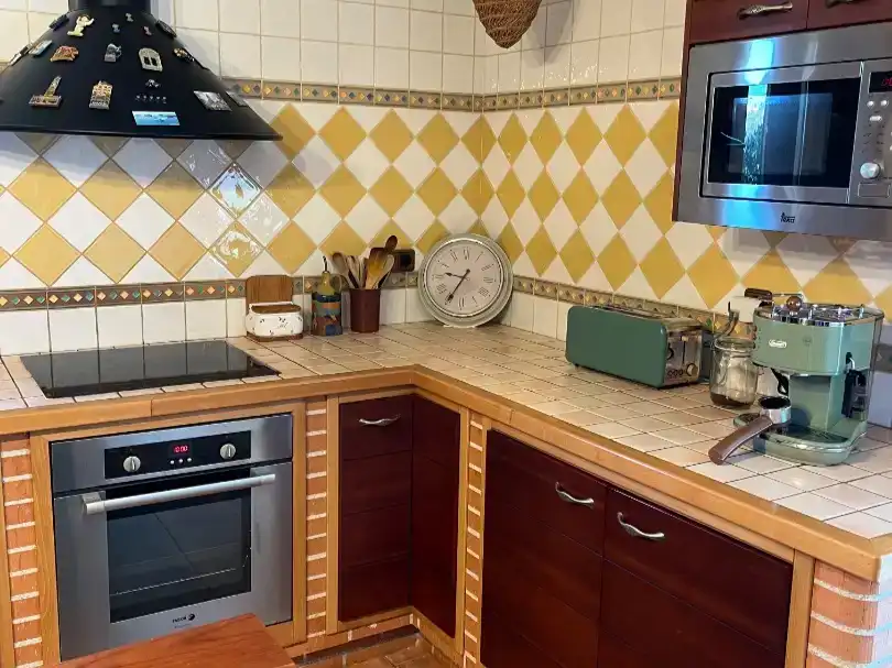 Cocina de Casa o chalet en venta en Mazarrón con Aire acondicionado, Piscina y Balcón