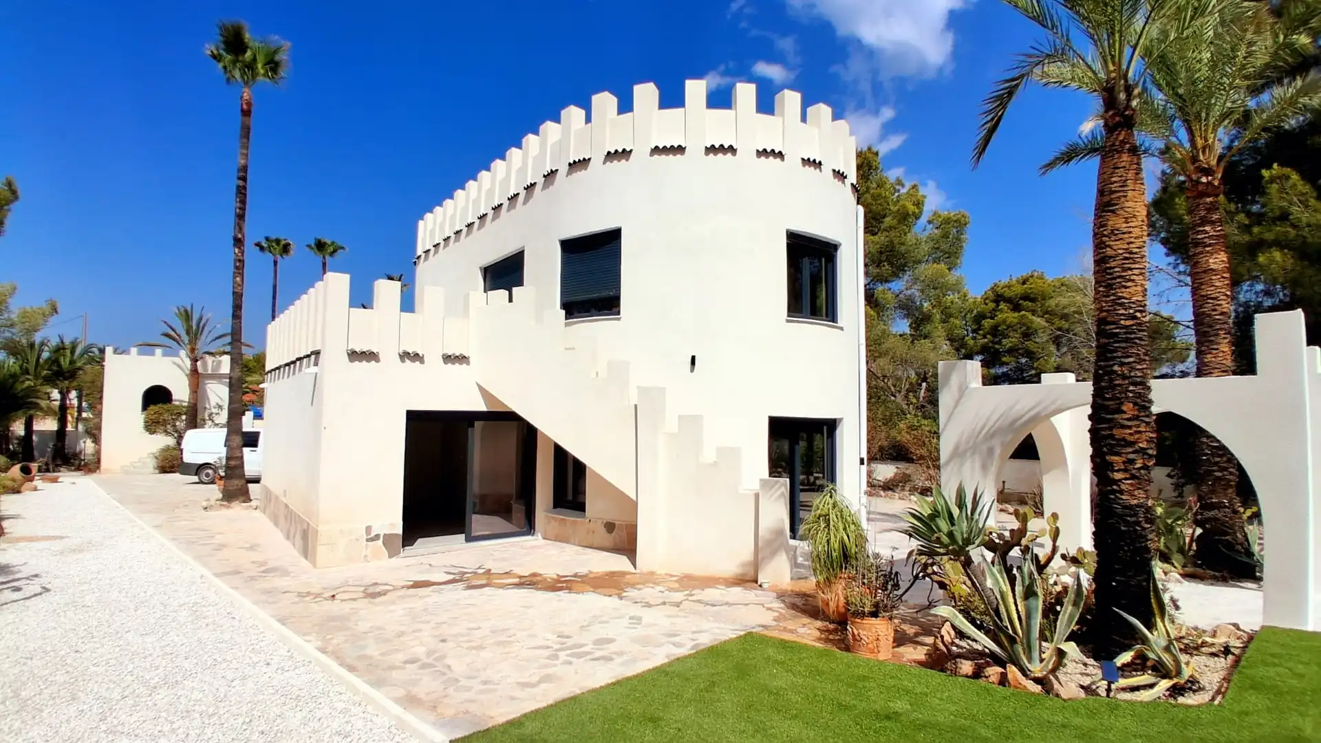 Exterior view of Houses for sale in L'Alfàs del Pi  with Air Conditioner, Heating and Private garden