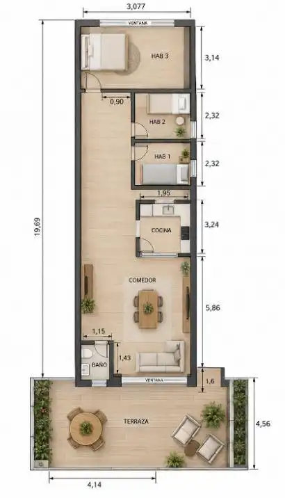 Planta baja en venta en Eixample