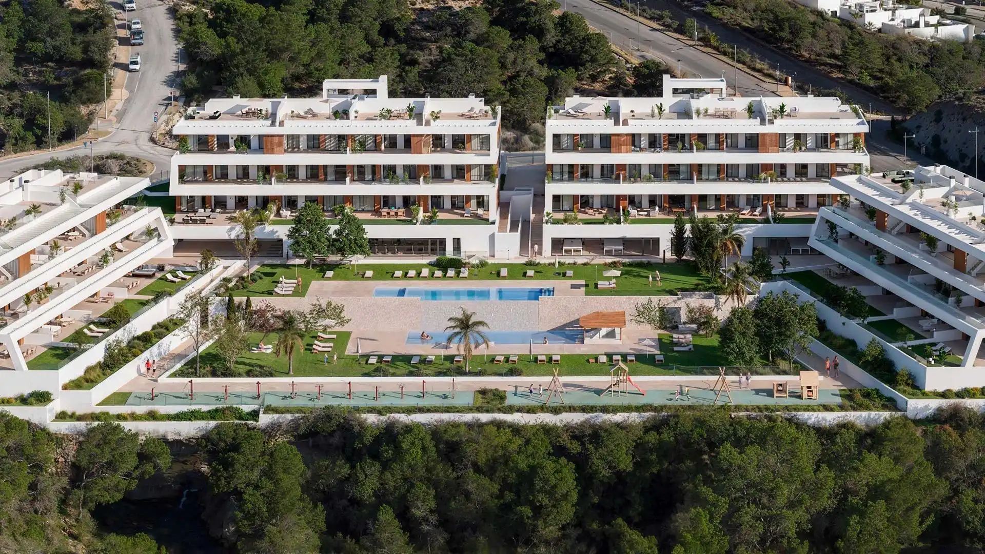 Vista exterior de Apartament en venda en Finestrat amb Aire condicionat, Calefacció i Terrassa