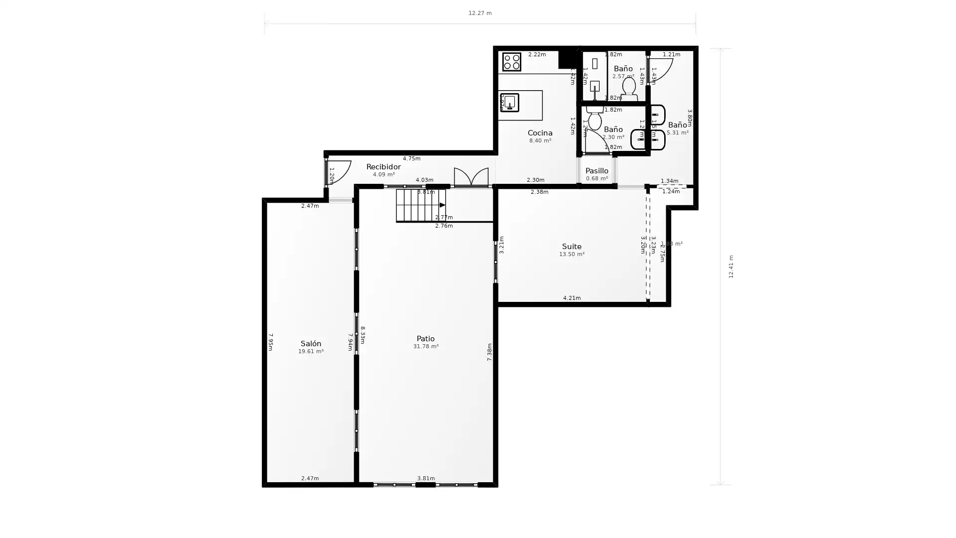 Piso en venta en Zorrilla, Cortes - Huertas