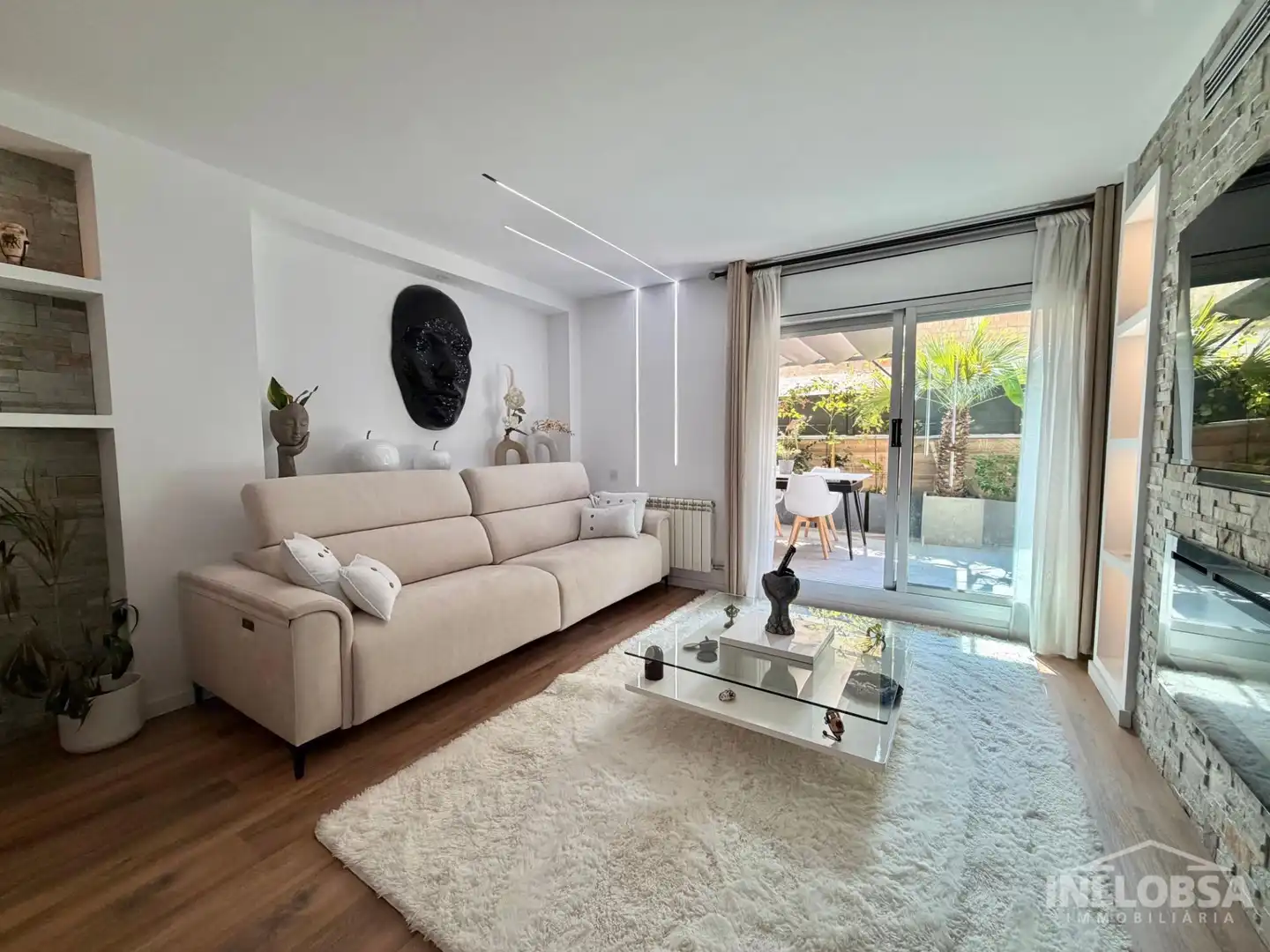 Sala de estar de Piso en venta en Manresa con Calefacción, Parquet y Terraza