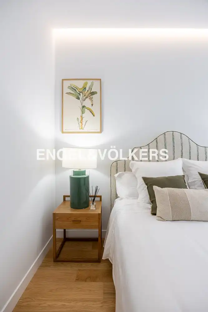 Bedroom of Flat for rent in Barrio de Salamanca
