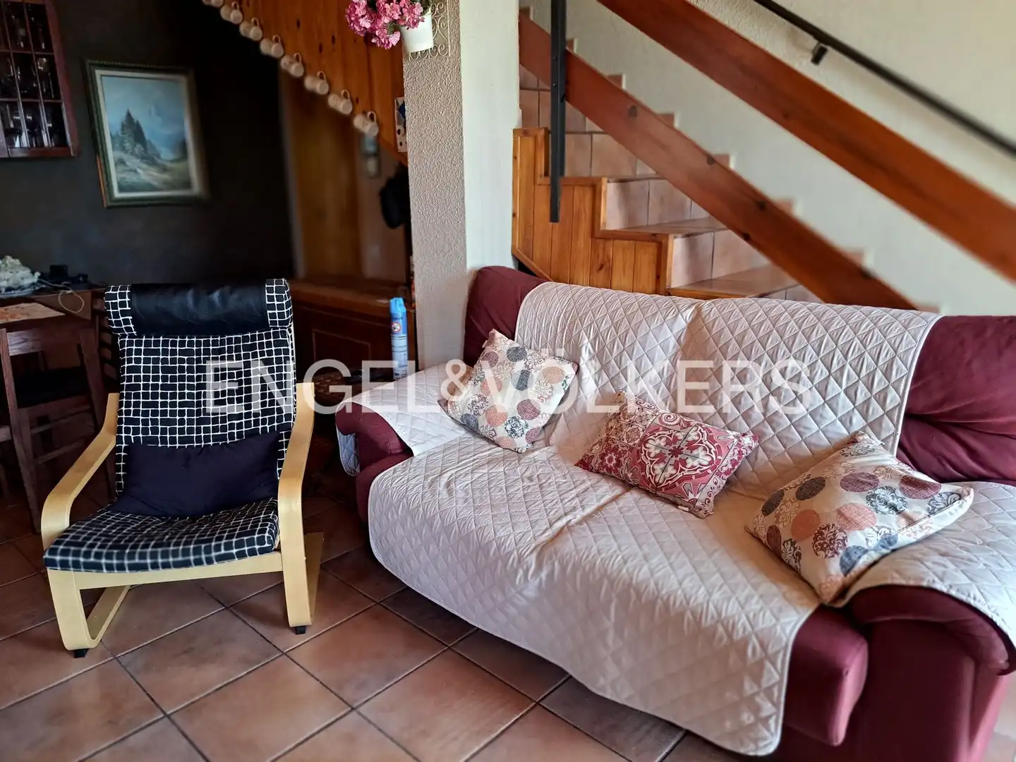 Living room of Houses for sale in Pineda de Mar  with Heating, Private garden and Terrace