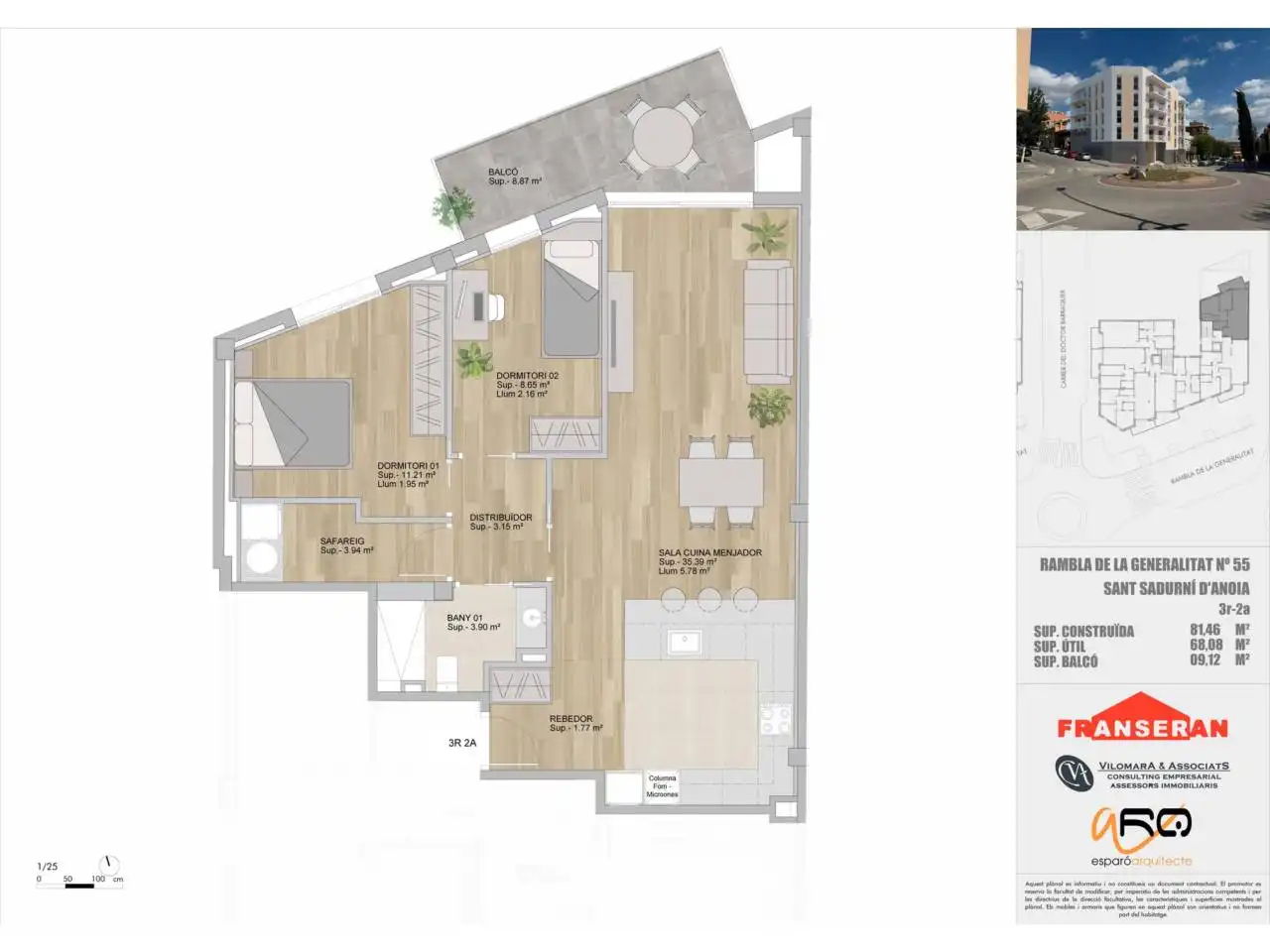 Appartement avec terrasse à vendre à Rambla Generalitat 55, imagen 16