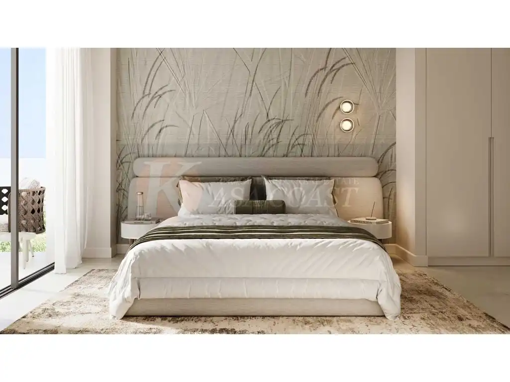 Bedroom of Flat for sale in Mijas  with Air Conditioner, Private garden and Terrace