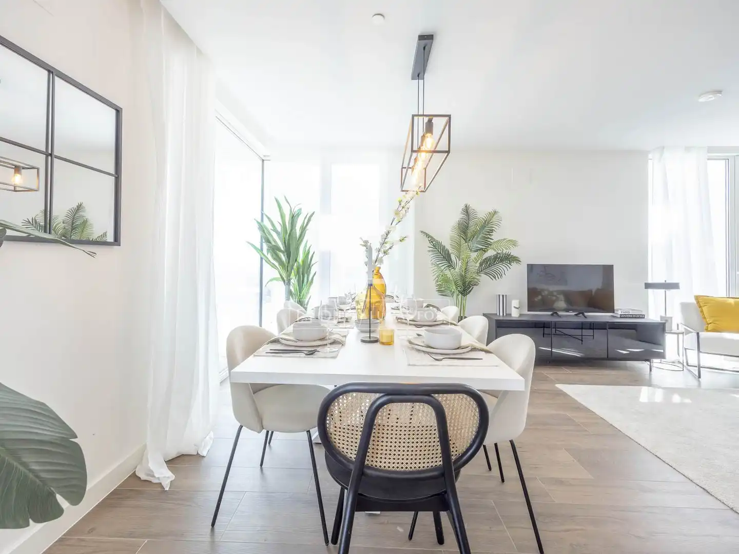 Esszimmer von Dachboden zum Verkauf in Valencia mit Klimaanlage, Heizung und Terrasse