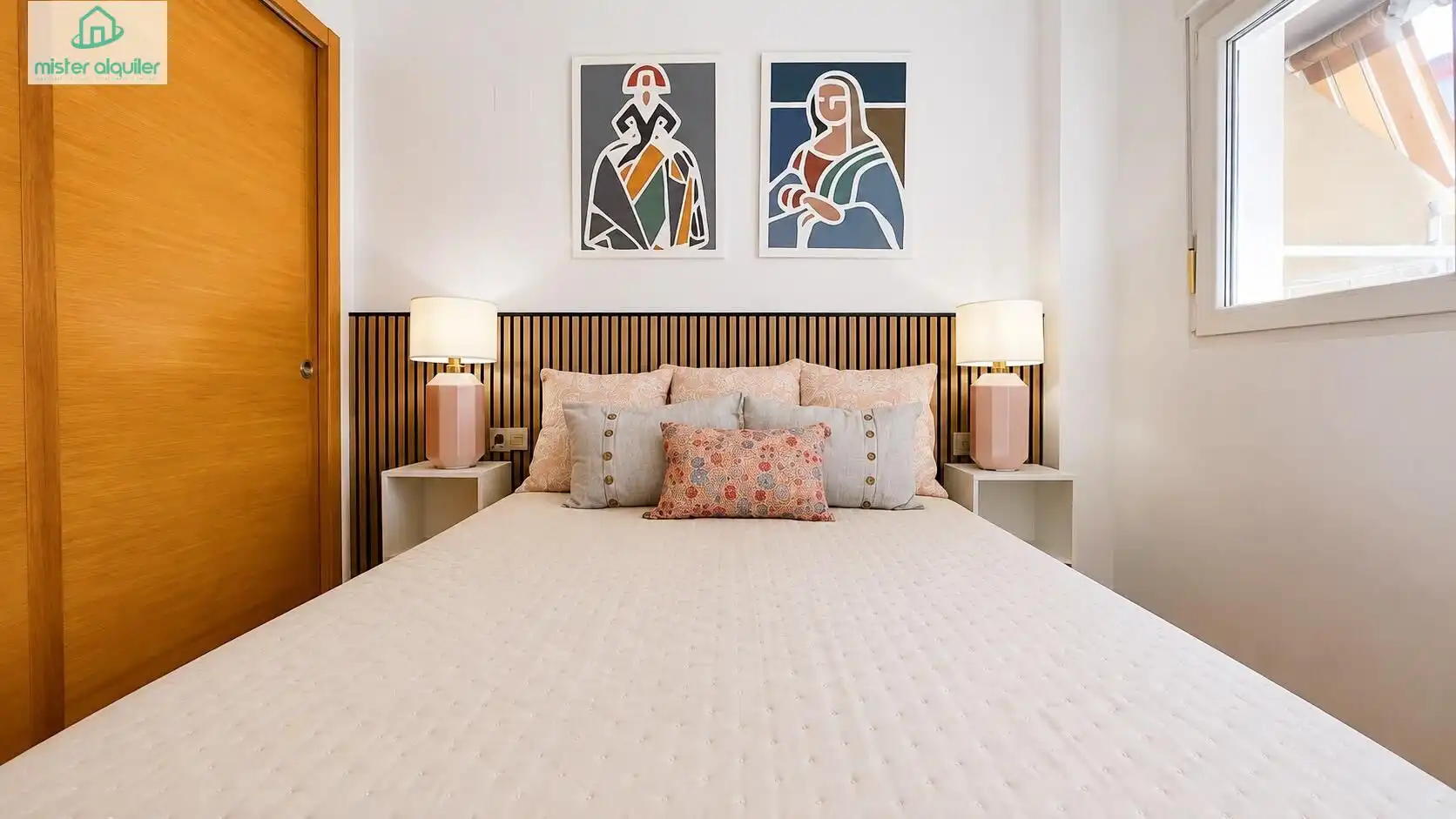 Dormitori de Apartament de lloguer en El Campello amb Aire condicionat, Calefacció i Terrassa