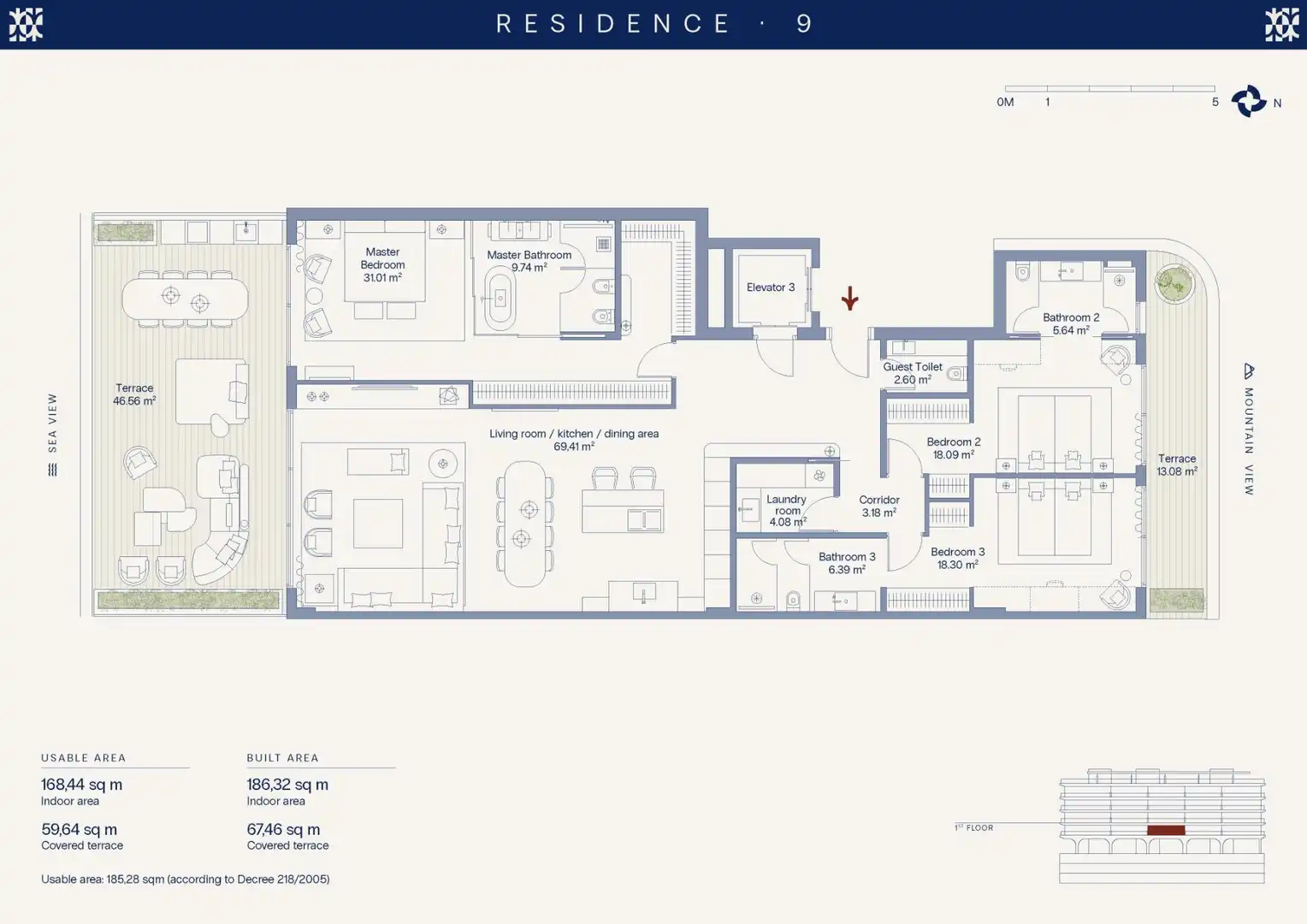 Apartament amb piscina en venda a Punta Plata, imagen 24