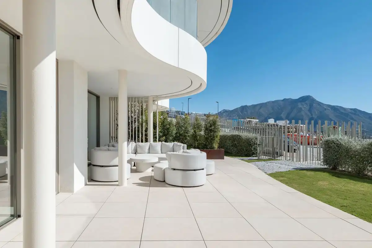 Terrasse von Wohnung zur Miete in Benahavís mit Abstellraum