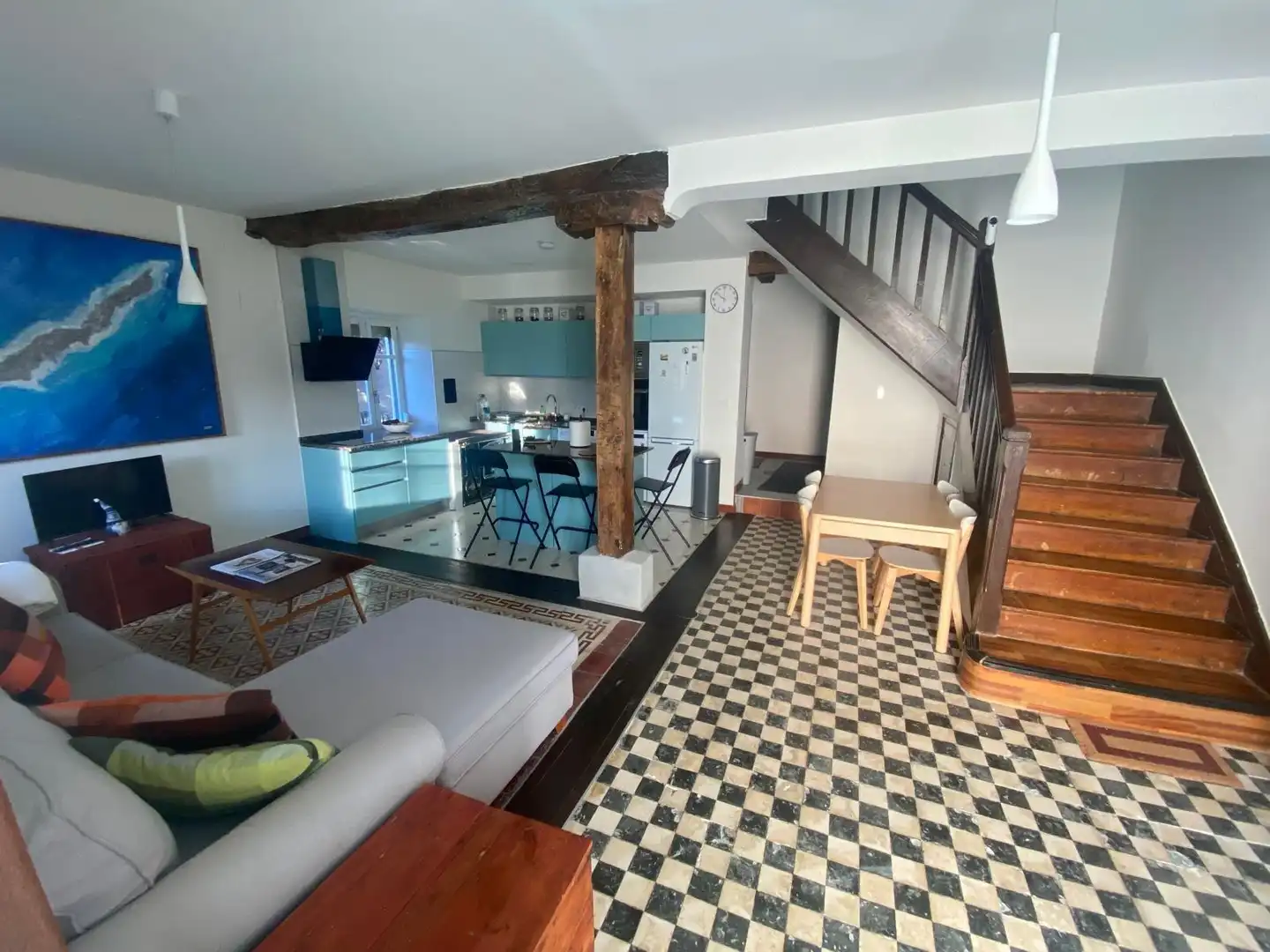 Living room of Detached homes for sale in Hazas de Cesto  with Heating, Private garden and Terrace