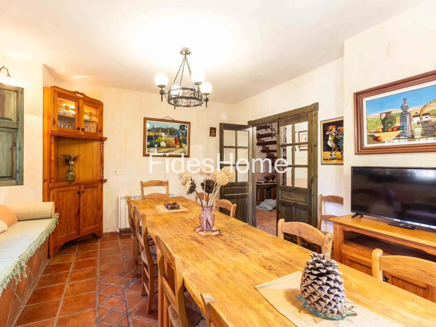 Comedor de Casa o chalet en venta en Nigüelas con Jardín privado, Piscina y Amueblado