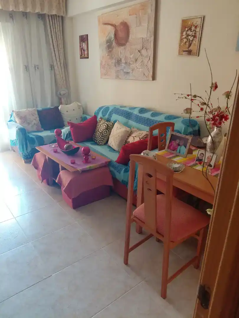 Sala d'estar de Apartament de lloguer en Oropesa del Mar / Orpesa amb Forn, Rentadora i Microones