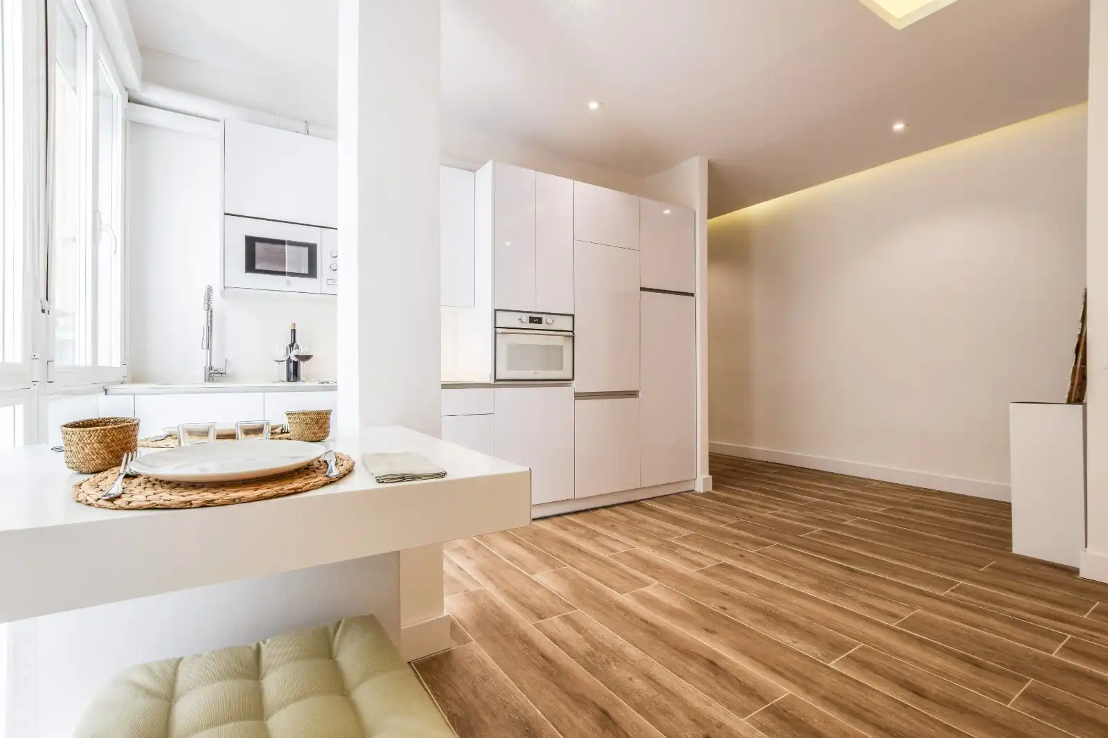 Cocina de Piso de alquiler en Madrid con Calefacción
