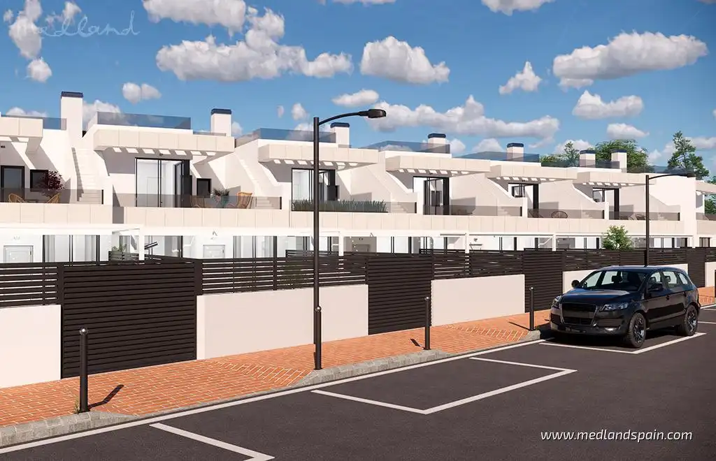 Vista exterior de Casa adosada en venta en Rojales con Jardín privado y Terraza