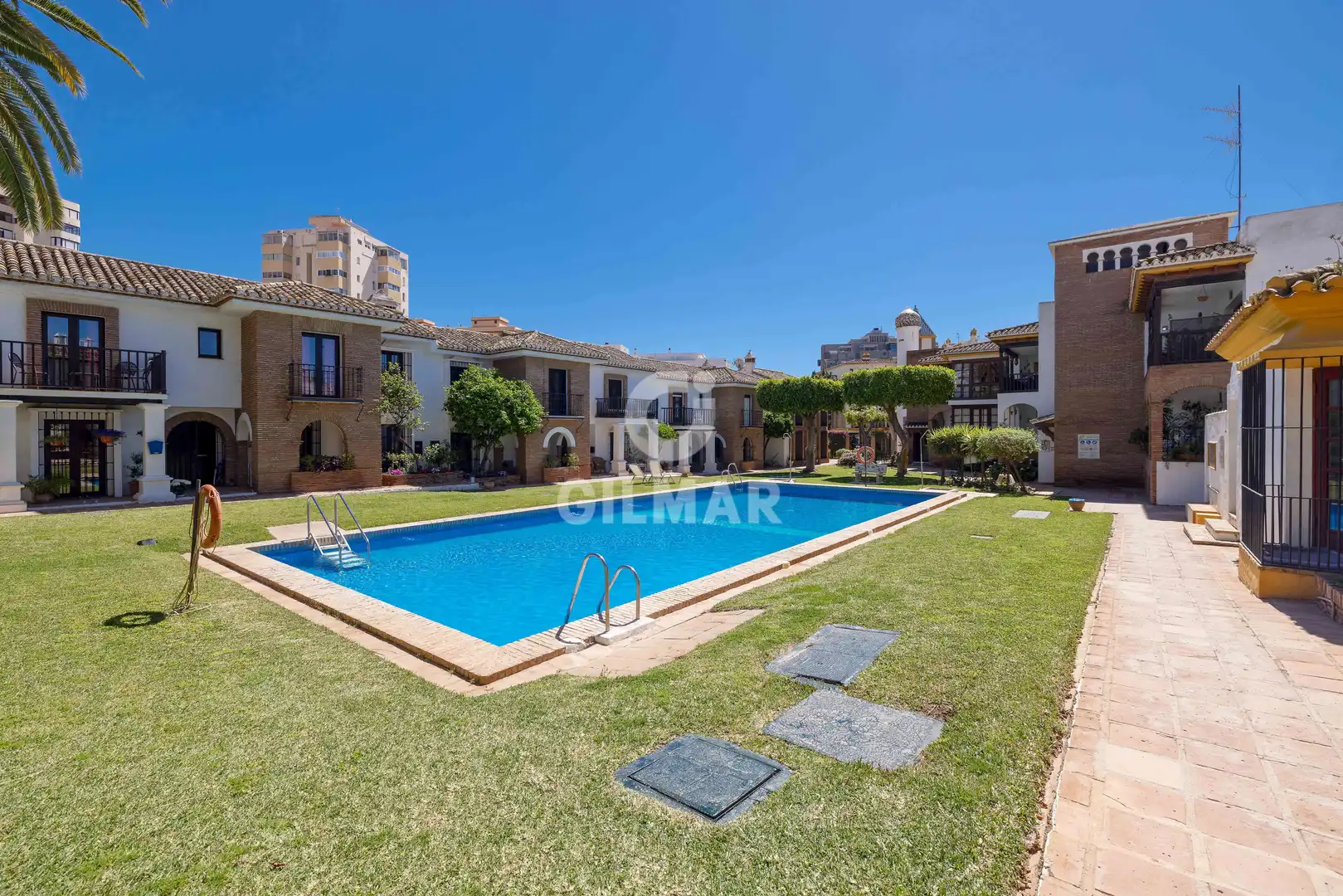 Garden of Flat for sale in Fuengirola  with Heating, Private garden and Swimming Pool