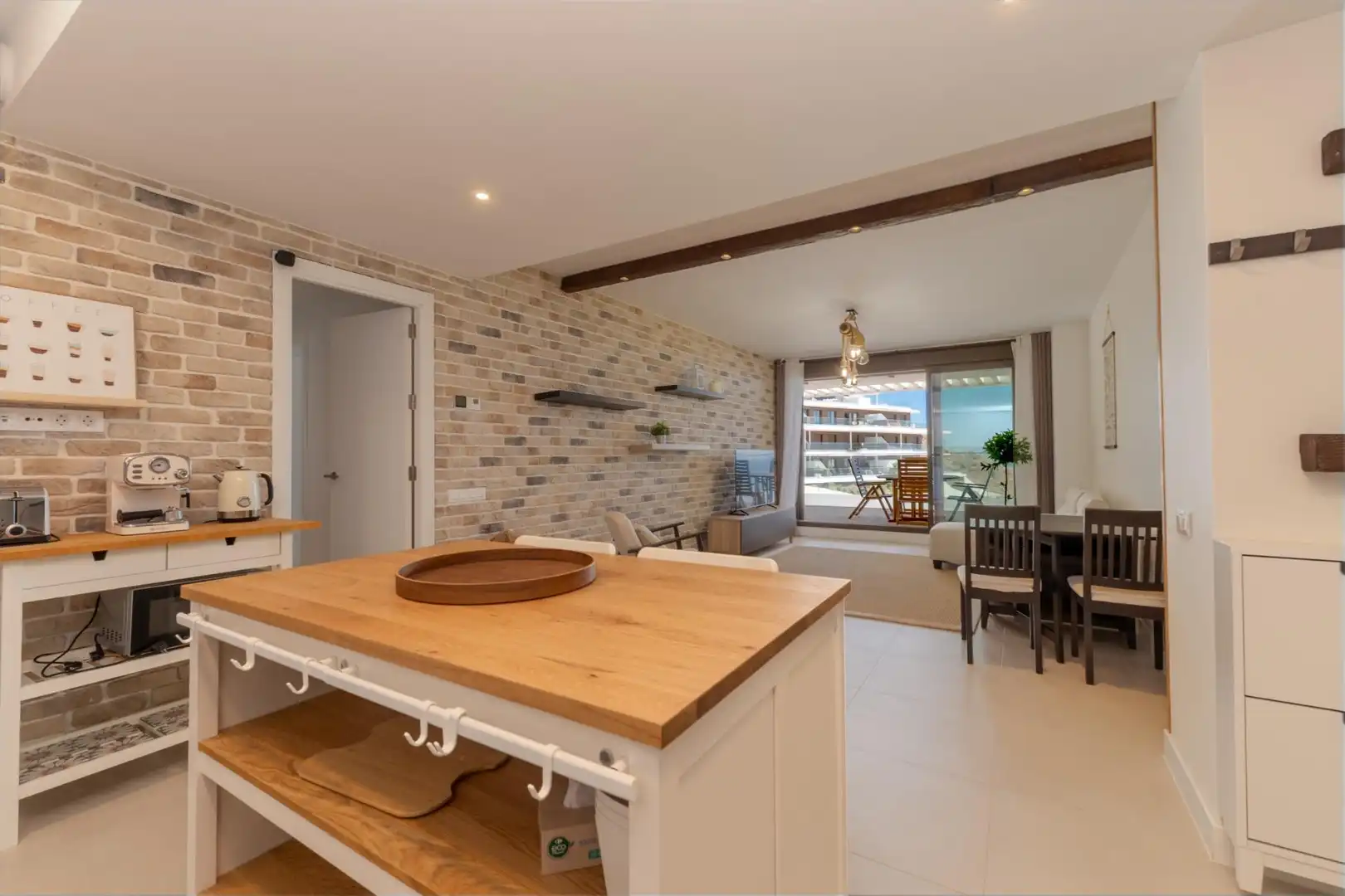 Kitchen of Flat for sale in Rincón de la Victoria  with Air Conditioner and Community pool