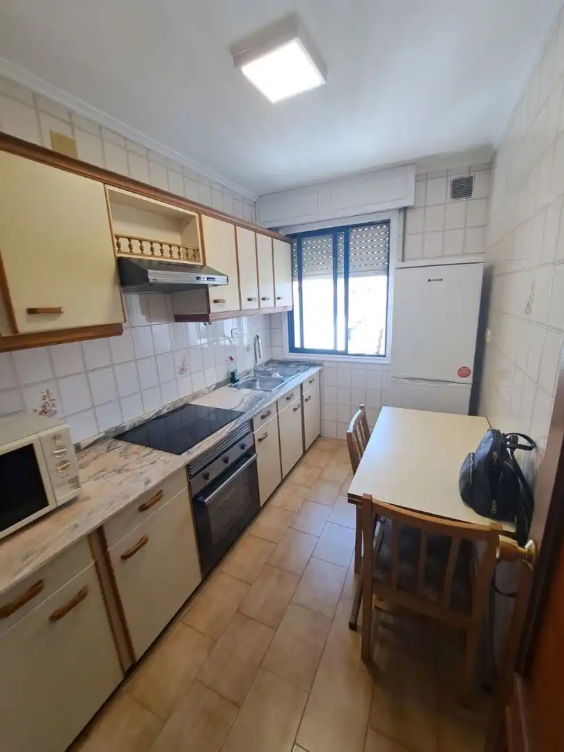 Kitchen of Flat for rent in Ourense Capital   with Heating and Furnished