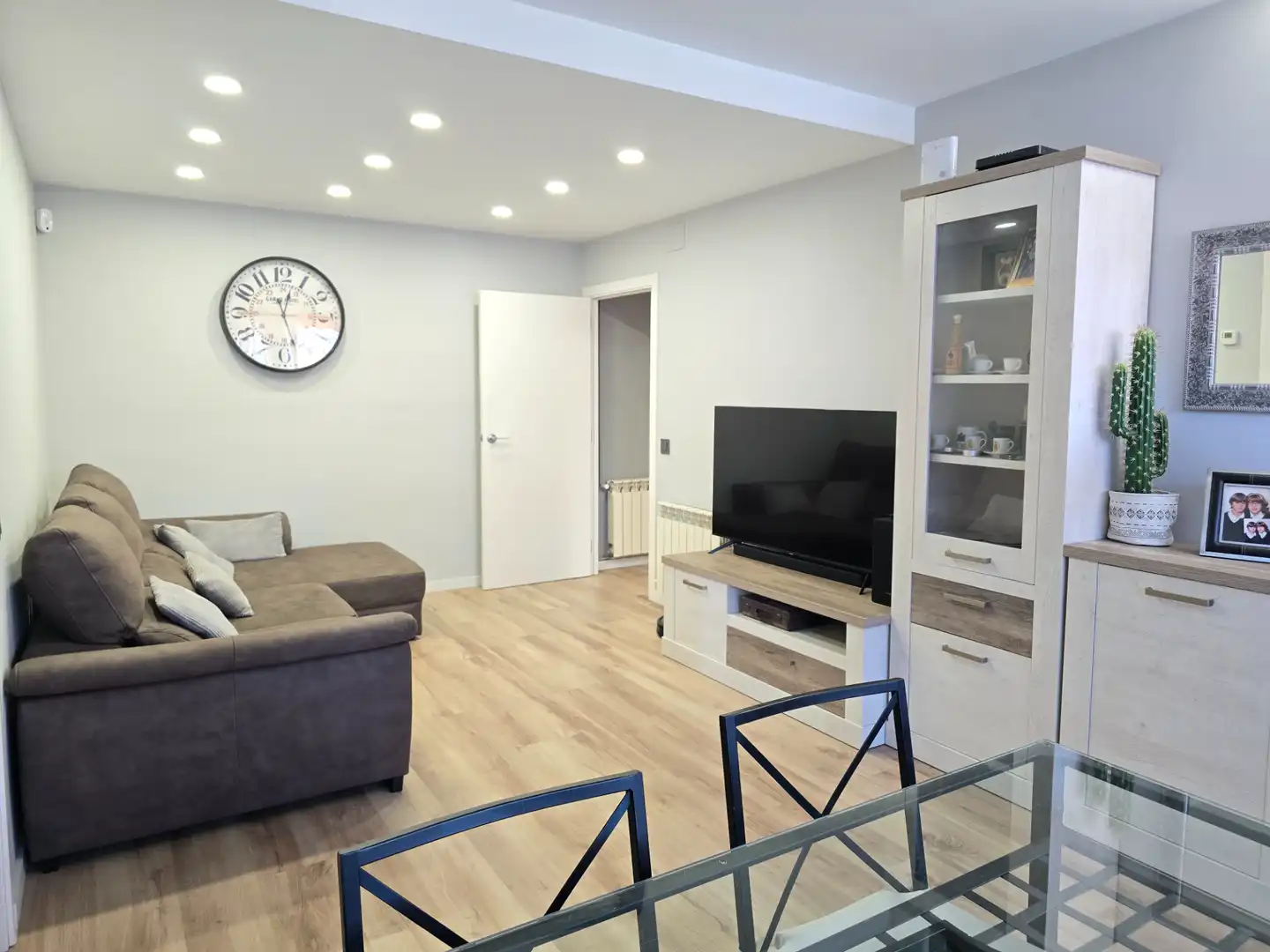 Sala de estar de Piso en venta en Sabadell con Calefacción, Parquet y Terraza