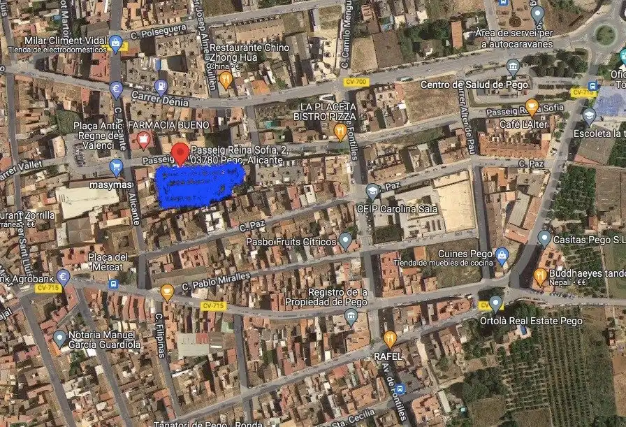 Terreny residencial en venda a Pego