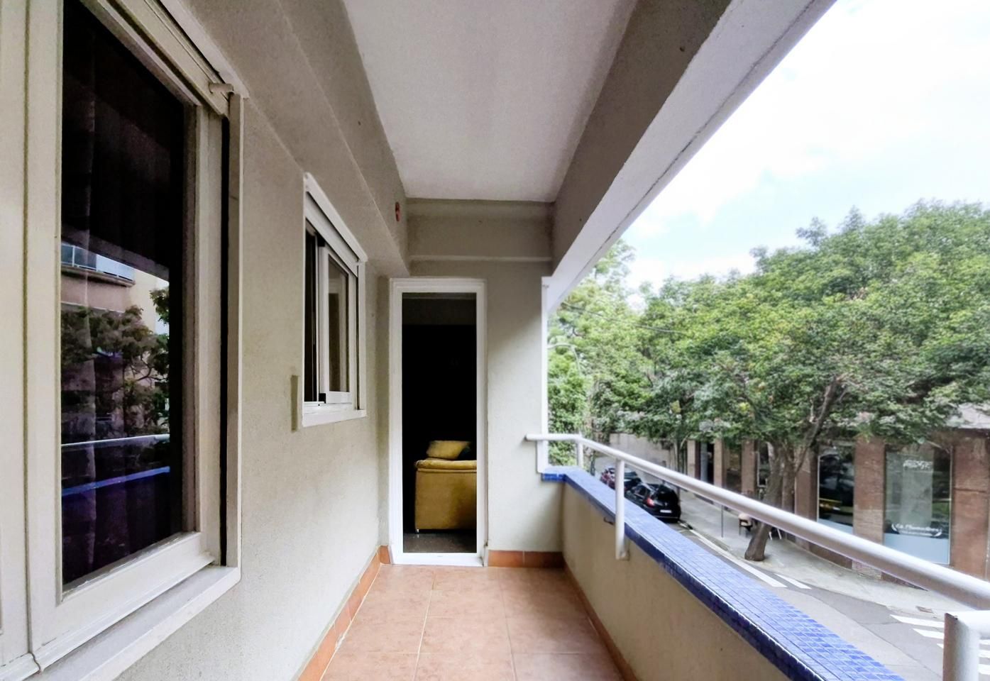 Balcony of Flat for sale in Terrassa  with Air Conditioner, Terrace and Furnished