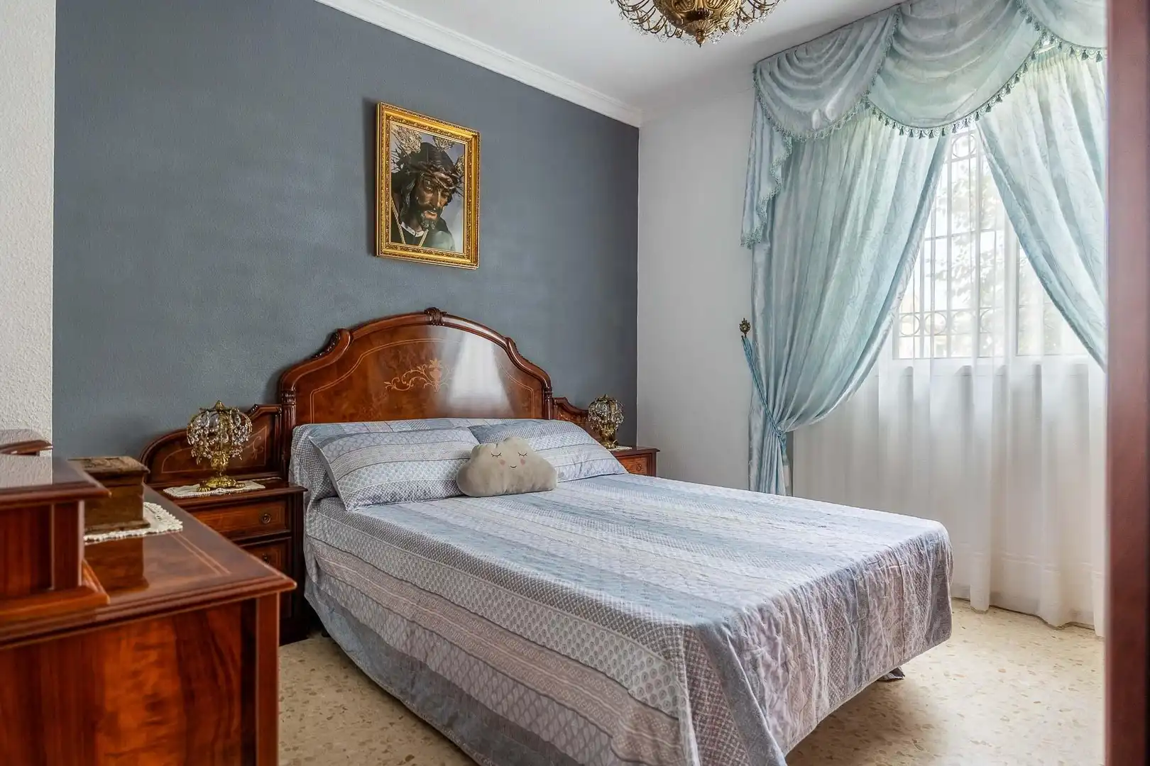 Bedroom of Flat for sale in Dos Hermanas  with Air Conditioner, Terrace and Balcony