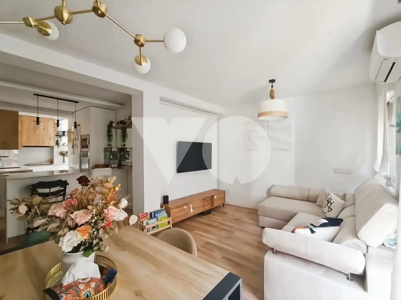 Sala d'estar de Pis en venda en Madrid amb Aire condicionat, Calefacció i Terrassa
