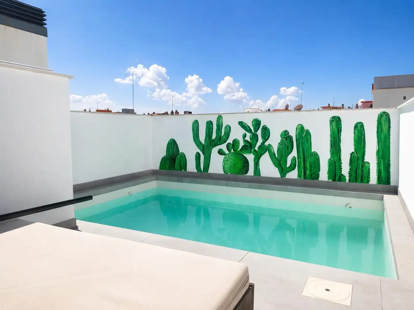 Swimming pool of Attic for sale in Sevilla  with Air Conditioner, Heating and Terrace