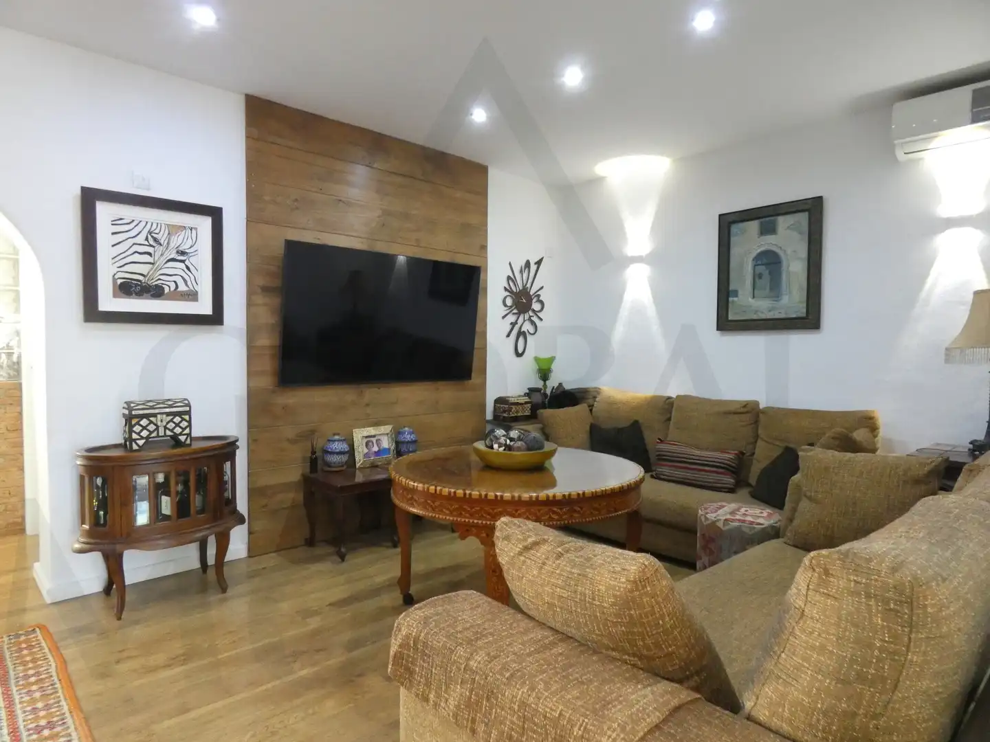 Sala de estar de Casa adosada en venta en Cartagena con Aire acondicionado, Calefacción y Jardín privado