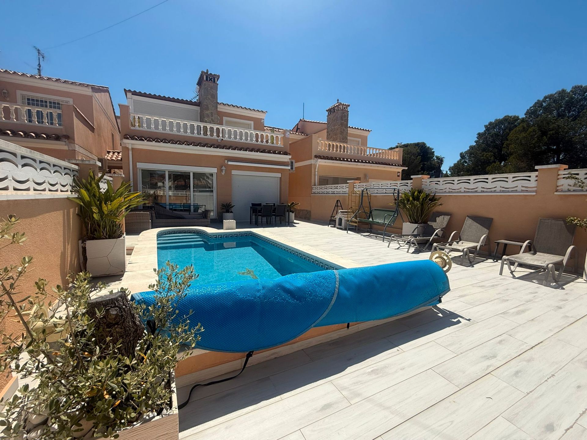 Piscina de Casa o xalet en venda en Mont-roig del Camp amb Aire condicionat, Calefacció i Jardí privat