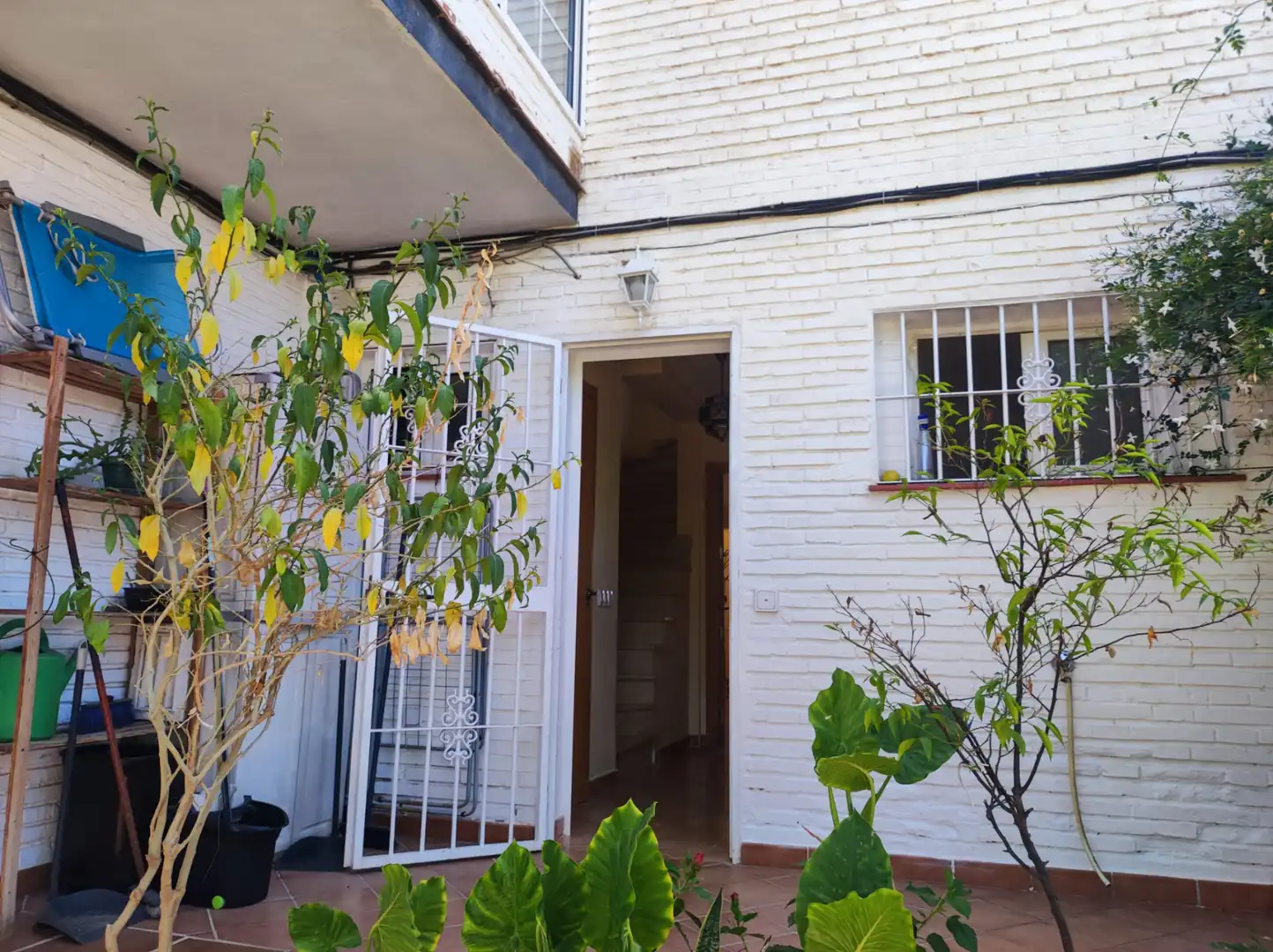 Jardí de Casa adosada de lloguer en Torremolinos amb Terrassa, Moblat i Rentadora