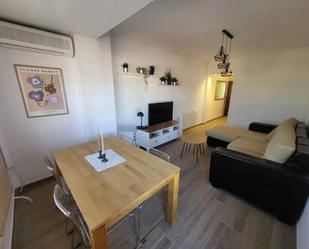 Living room of Flat to rent in Sant Joan d'Alacant  with Air Conditioner, Heating and Furnished