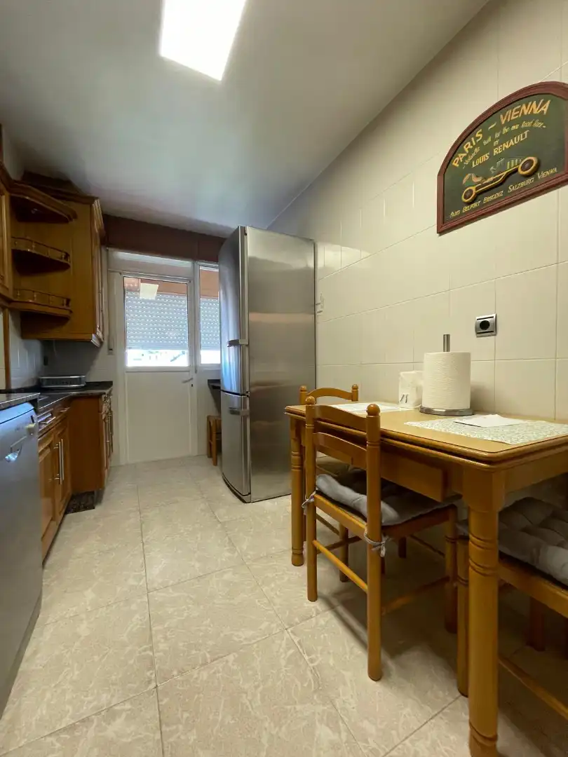 Kitchen of Flat for sale in Ferrol  with Heating, Storage room and Furnished