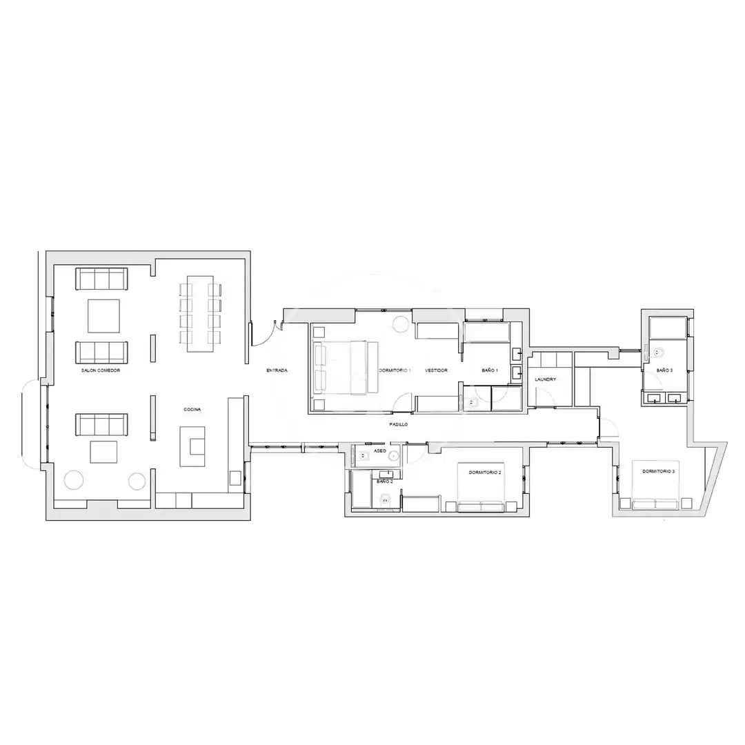 Wohnung zum Verkauf in Madrid mit Klimaanlage, Heizung und Abstellraum