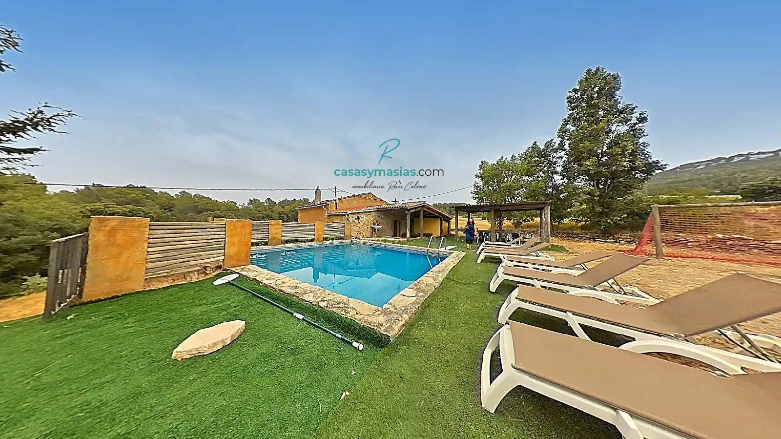 Piscina de Finca rústica en venda en Sant Martí Sarroca amb Calefacció, Jardí privat i Parquet