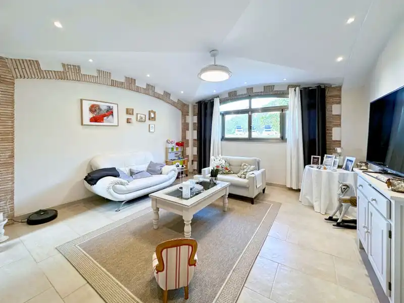 Living room of Houses for sale in Vilajuïga  with Air Conditioner, Heating and Terrace