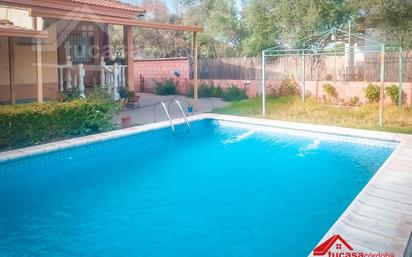Swimming pool of Country house for sale in  Córdoba Capital  with Air Conditioner, Heating and Storage room
