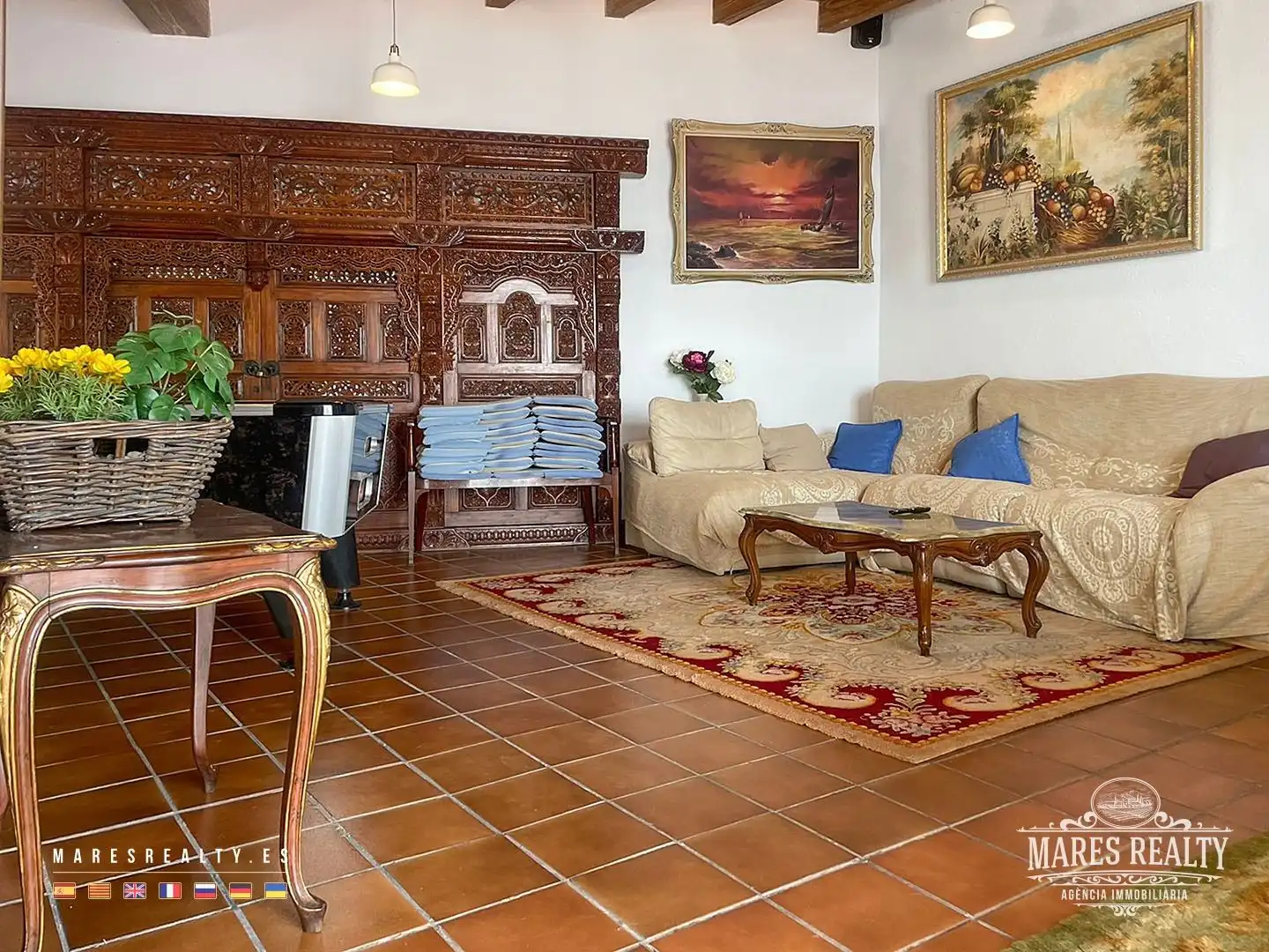 Sala de estar de Casa o chalet en venta en Lloret de Mar con Calefacción, Jardín privado y Piscina