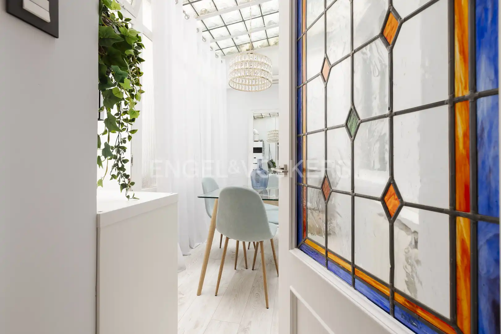 Comedor de Piso de alquiler en Madrid con Aire acondicionado, Calefacción y Amueblado