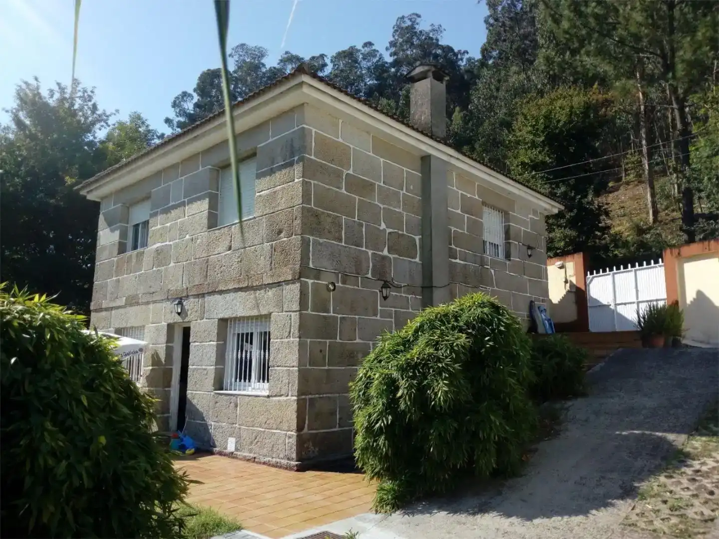 Exterior view of Houses for rent in Marín  with Private garden, Parquet flooring and Furnished