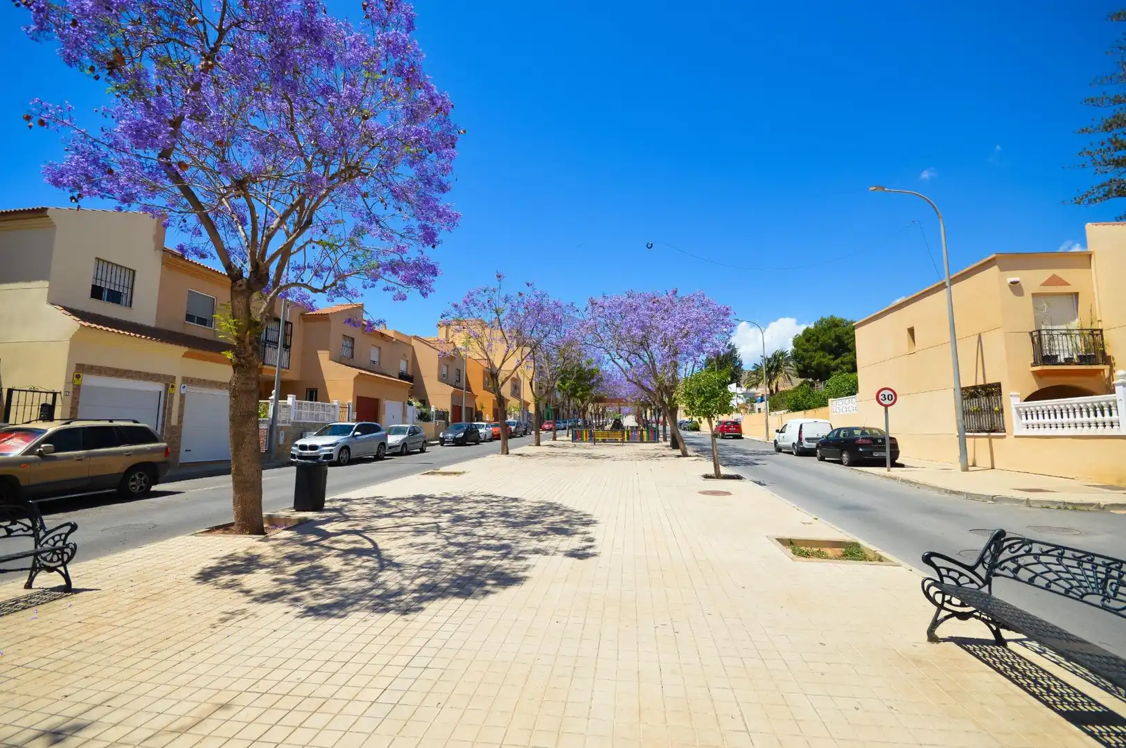 Außenansicht von Haus oder Chalet zum Verkauf in Huércal de Almería mit Klimaanlage, Heizung und Terrasse