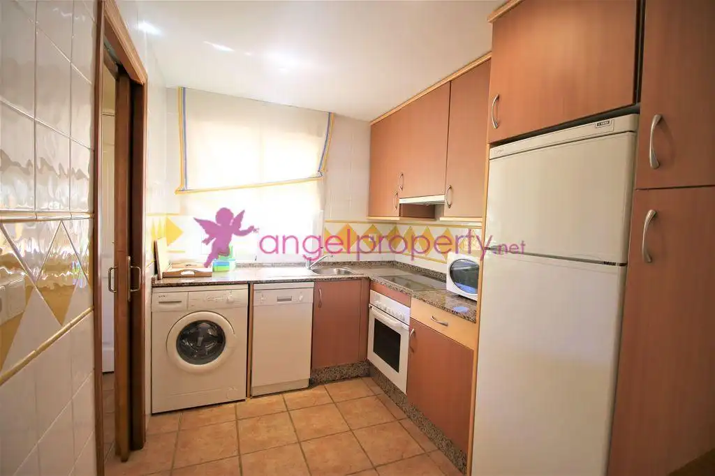 Kitchen of Apartments for rent in Vera  with Air Conditioner, Terrace and Swimming Pool