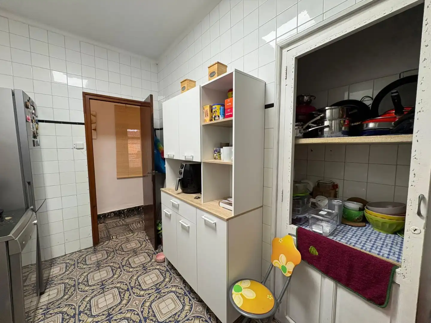 Kitchen of Flat for sale in Llanera de Ranes  with Air Conditioner, Furnished and Balcony