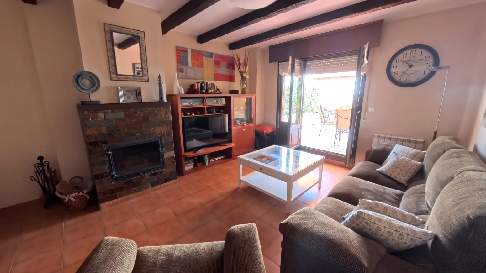 Sala de estar de Piso en venta en Sojuela con Calefacción, Jardín privado y Parquet